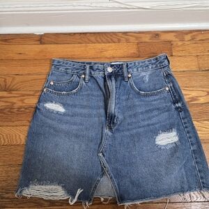 DENIM MINI SKIRT